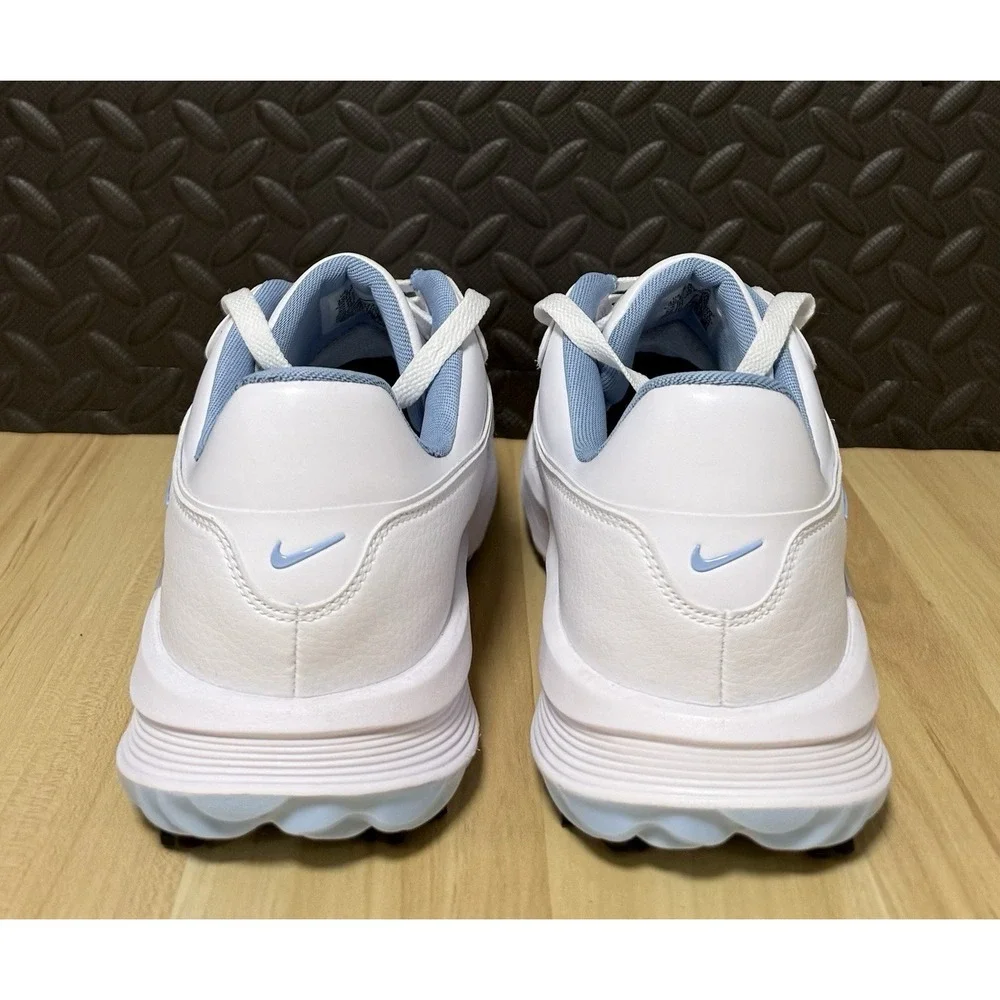 Nike Victory Pro 4 White Psychic Blue Golf Shoes HM9220-101 Mens Size 10.5 WIDE